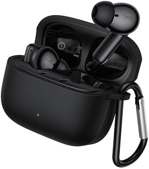 Hoco EQ30 In-ear Bluetooth Handsfree Ακουστικά με Θήκη Φόρτισης Μαύρα