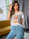 Tricou Damă Alb