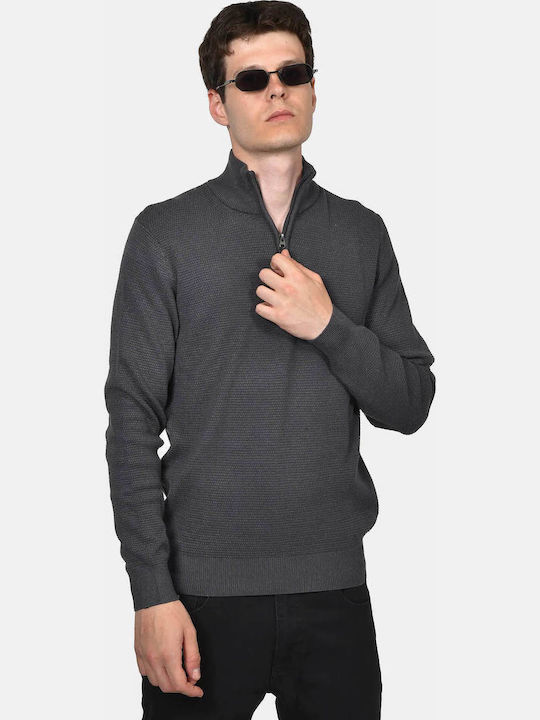 Berto Lucci Men's Sweater Anthracite