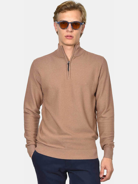 Berto Lucci Berto Lucci Men's Sweater Camel