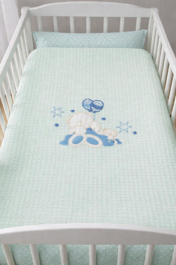 Cot Blanket with Animal 100x150cm