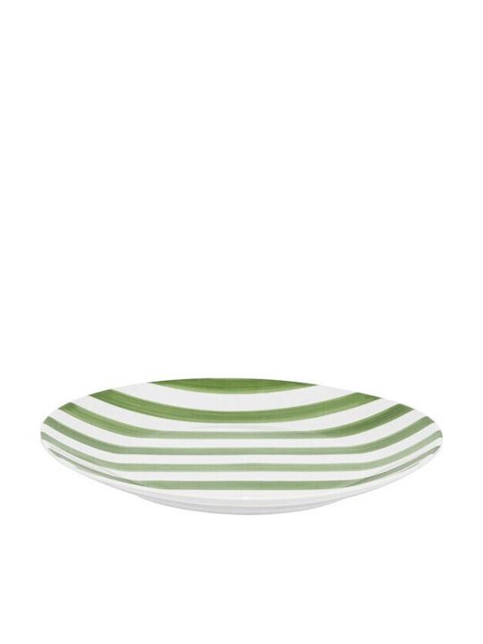 Estia Ligne Shallow Green Plate with Diameter 27cm 6 Pieces