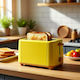 Andowl Тостер Двуместен 900W Жълт