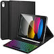 Bluetooth Keyboard Case RGB Backlight Air 11 2024 2025 iPad Air 10.9 2020-2022 Black