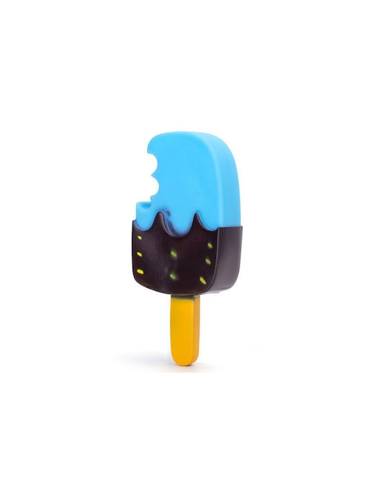 Nobleza Hundespielzeug Eiscreme Vinyl Blau 15cm x 6.5cm
