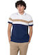Acorn Polo Short Sleeve Blouse Blue