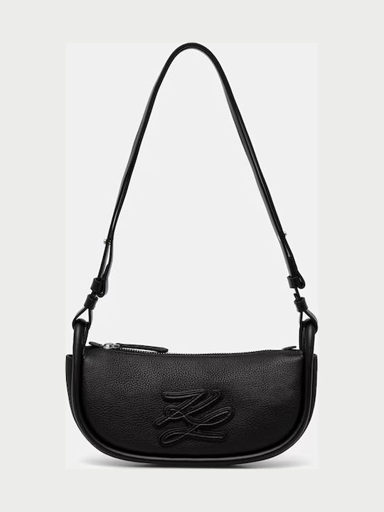 Leather Women's Crossbody Bag Black
