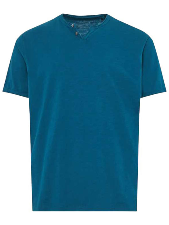 Funky Buddha Basic T-shirt Ocean Depth Blue