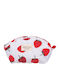 Handmade Cotton Toiletry Bag Wallet Strawberries Amaryllis Slippers Greek Made