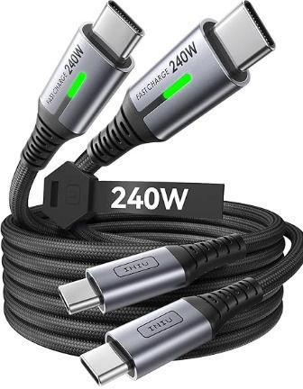 Belkin Braided USB 2.0 Cable USB-C male - USB-C 15W Πράσινο 1.5m