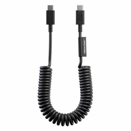 Native Union Cablu USB 2.0 USB-C Mascul - USB-C 60W PD Negru 1.2m