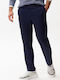 Chino Trousers in Slim Fit Dark Blue