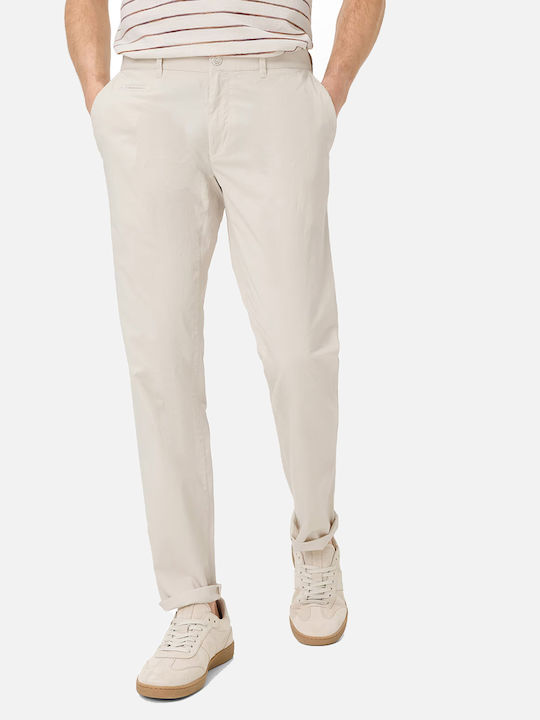 Παντελόνι Chino Ελαστικό σε Ίσια Γραμμή Cream