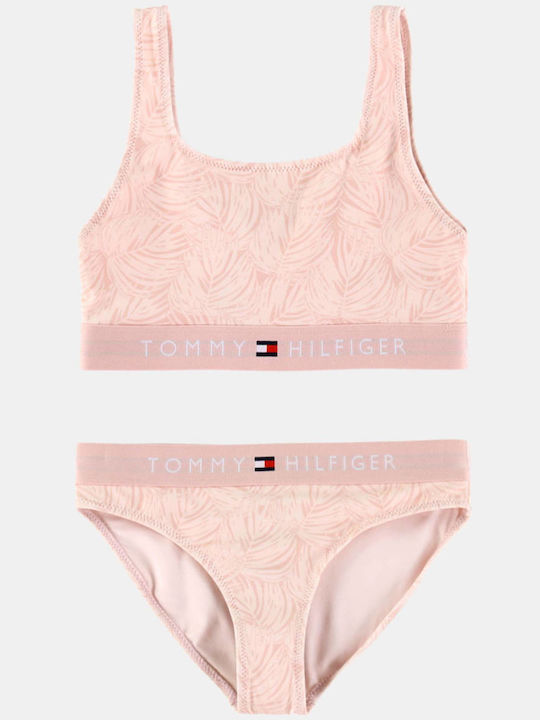 Tommy Hilfiger Σετ Παιδικά Μπουστάκια Pink