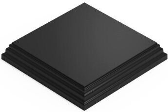 Green Stuff World Square Wood Display Bases 10 X10 Cm Black