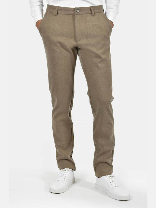 Berto Lucci Men's Trousers Chinos Elastic Relax...