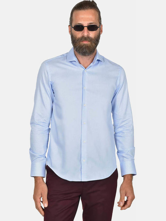 Long Sleeve Shirt in Regular Fit Light Blue
