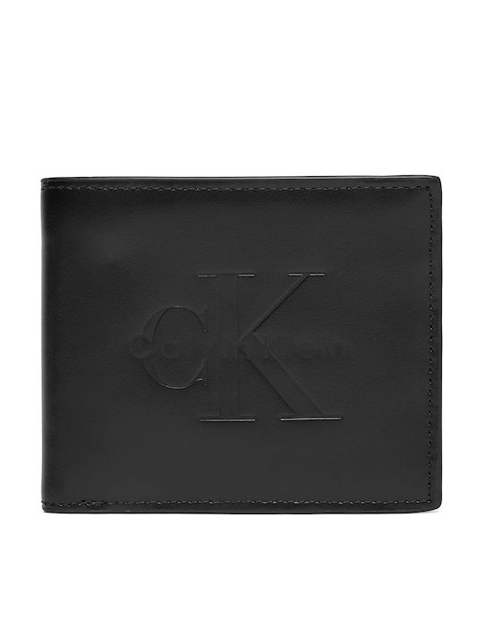 Billfold Leather Men's Wallet Black