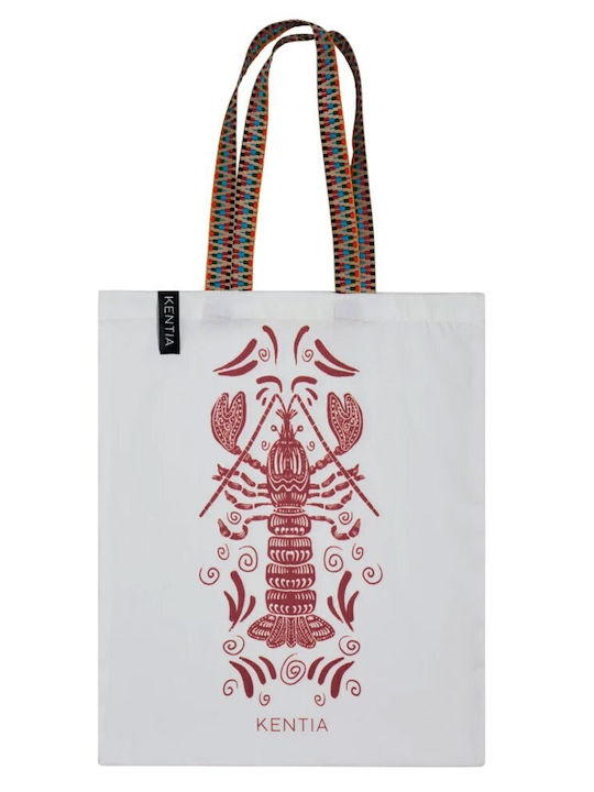 Kentia Fabric Beach Bag White