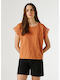 Women's T-shirt Bronze-beige