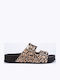 Women's Flip Flops in Brown Color