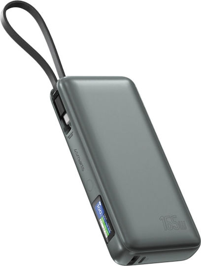 4Smarts Enterprise Power Bank 20000mAh 165W με 2 Θύρες USB-A και Θύρα USB-C Space Grey