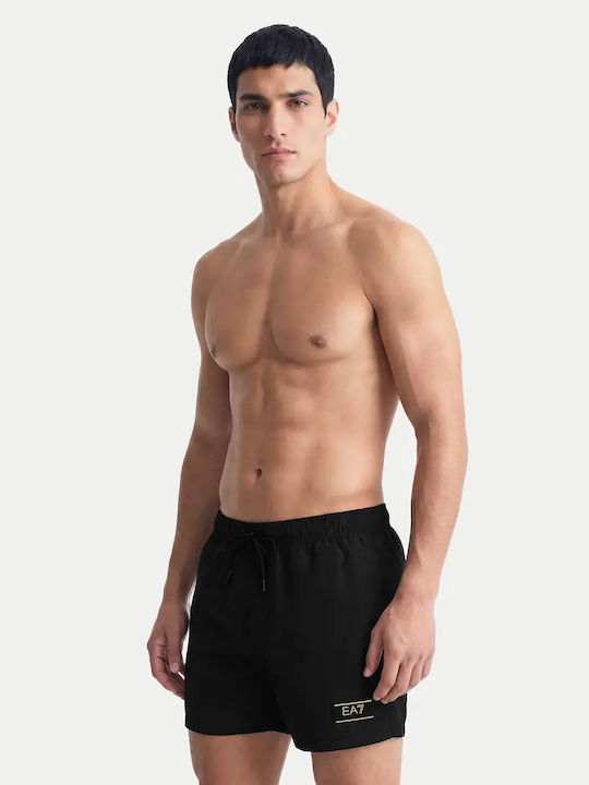 Emporio Armani Costume de Baie Bărbătesc Pantaloni Scurți Negri