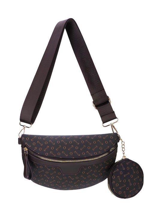 Eko Fanny Pack Round Pocket Melissa Dark Brown