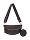 Eko Fanny Pack Кръгъл Джоб Мелиса Тъмнокафяв