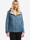 Short Women's Double Sided Jacket for Winter Siel