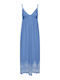 Summer Maxi Denim Dress Blue