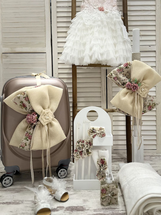 Guy Laroche Complete Baptism Package Girl Theme Vintage Floral Tho-143