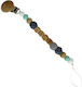 Pacifier Clip Made of White Silicone