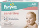 Pampers Sensitive Μωρομάντηλα 2x80τεμ
