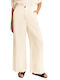 Women's Fabric Trousers White