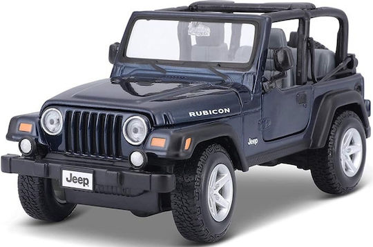 Vehicul 1:27 Maisto Special Edition Jeep Wrangler Rubicon Metalic Albastru
