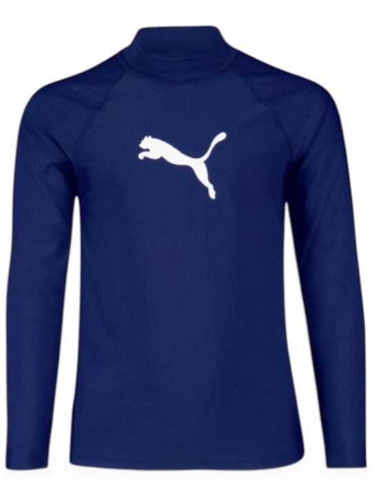 PUMA Kids Swimwear Rashguard Blue