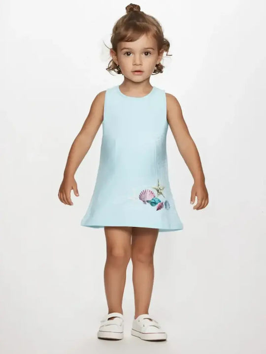 Joyce Girls Dress Light Blue