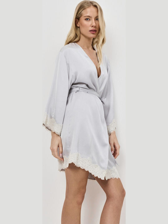 Aruelle Summer Women's Robe Grey