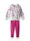 Kids Tracksuit Set With Jacket Cherry Fuchsia