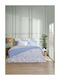 Aigaion Landscape Bed Sheet Set With 2 Pillowcases Double With Rubber Hugger 160x200+35cm 3 Pieces