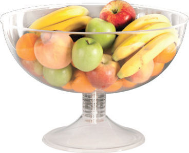 Raki Bol Rotund Pentru Fructe Din Plastic Transparent 43x43x30cm