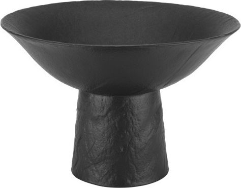 Raki Meteor Obstschale Porzellan Schwarz 28cm