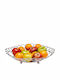 Raki Bol De Fructe Metalic Argintiu 41 cm