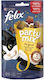 Purina Felix Party Mix Original Snack Chicken Liver & Turkey Adult Cats 60gr