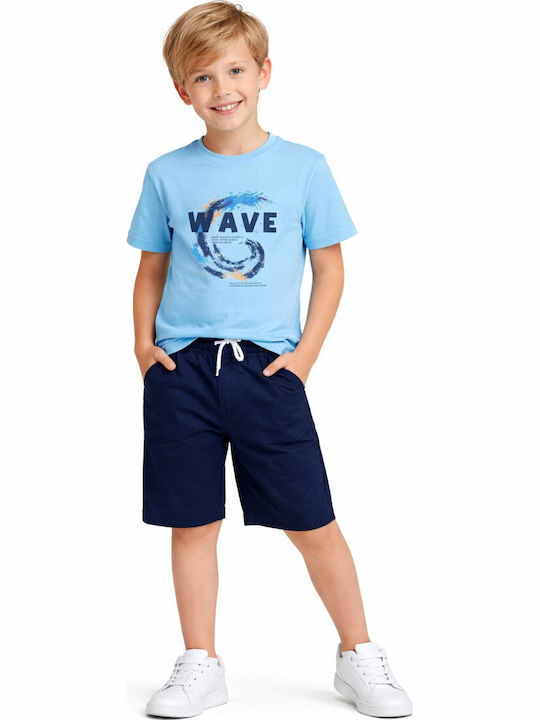 Occhiolino Kinderbekleidungsset mit Shorts Blau 2Stücke