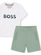 Kids Set with Shorts Summer 2pcs White