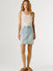 Lilly Τζιν Mini Φούστα Blue Denim