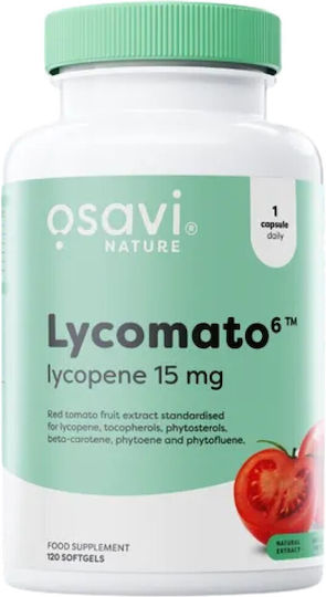 Osavi Lycomato⁶ 15mg Специална Хранителна Добавка 120 Меки Капсули