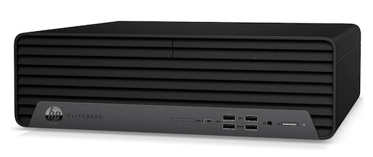 HP EliteDesk 800 G6 SFF Überarbeiteter Grade A Desktop-PC (Kern i5-10400F/8GB/256GB SSD/Kein Betriebssystem) Überarbeitet